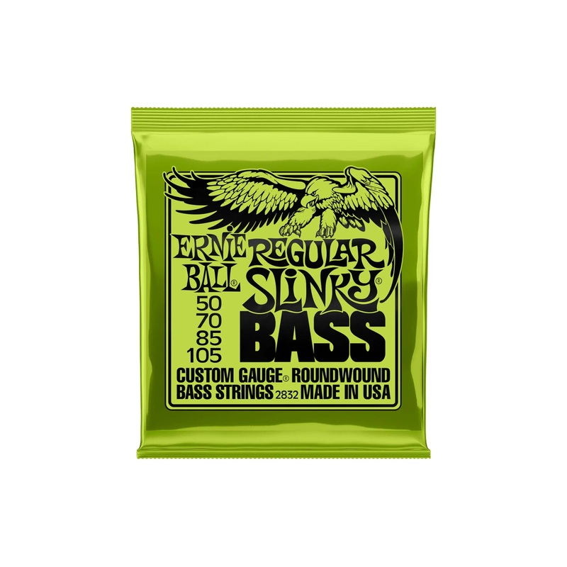 Ernie Ball Regular Slinky Nickel Electric Bass Strings - 50-105 Gauge