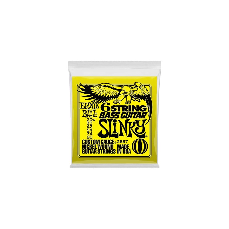 Ernie Ball Slinky 20-90 Gauge 6-String w/ Small Ball End 29 5/8 scale Bass Guitar Strings