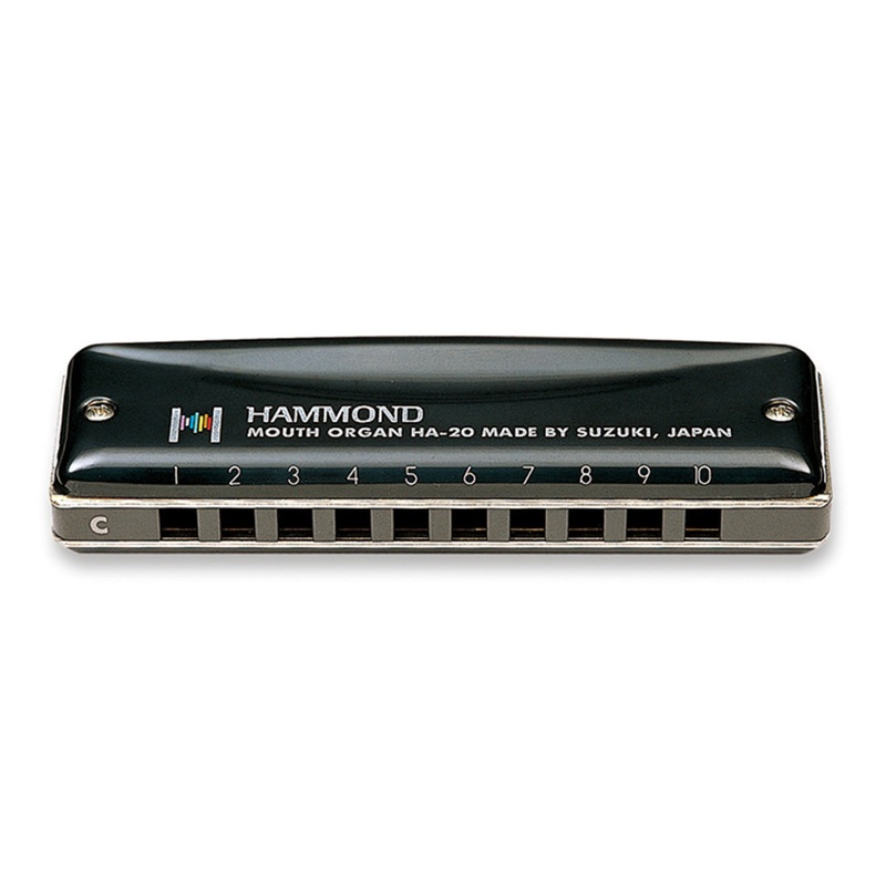 Suzuki Hammond 10-hole diatonic harmonica - B (HA-20B)