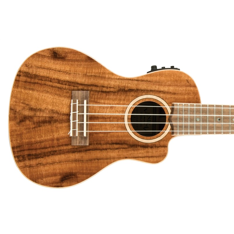 Lanikai ACS-CEC Solid Acacia Concert Ukulele w/ Pickup
