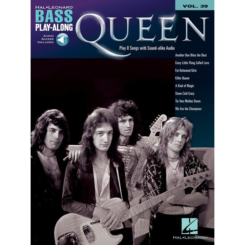 Queen Bass Playalong V39 Bk/Ola