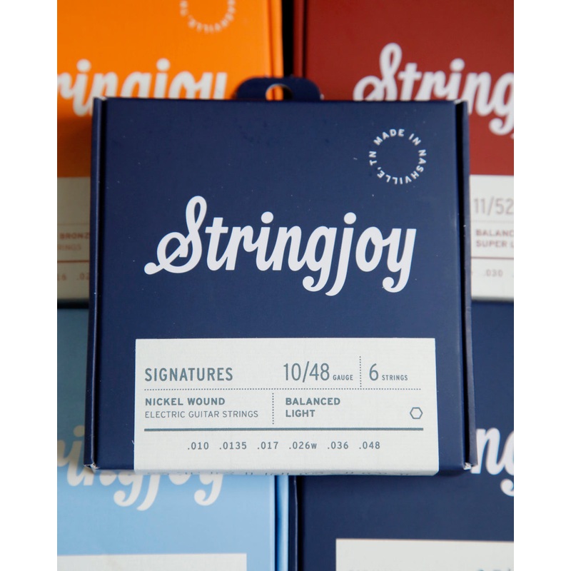 Stringjoy Signatures Balanced Light Gauge (10-48) Nickel Wound Electric Guitar Strings