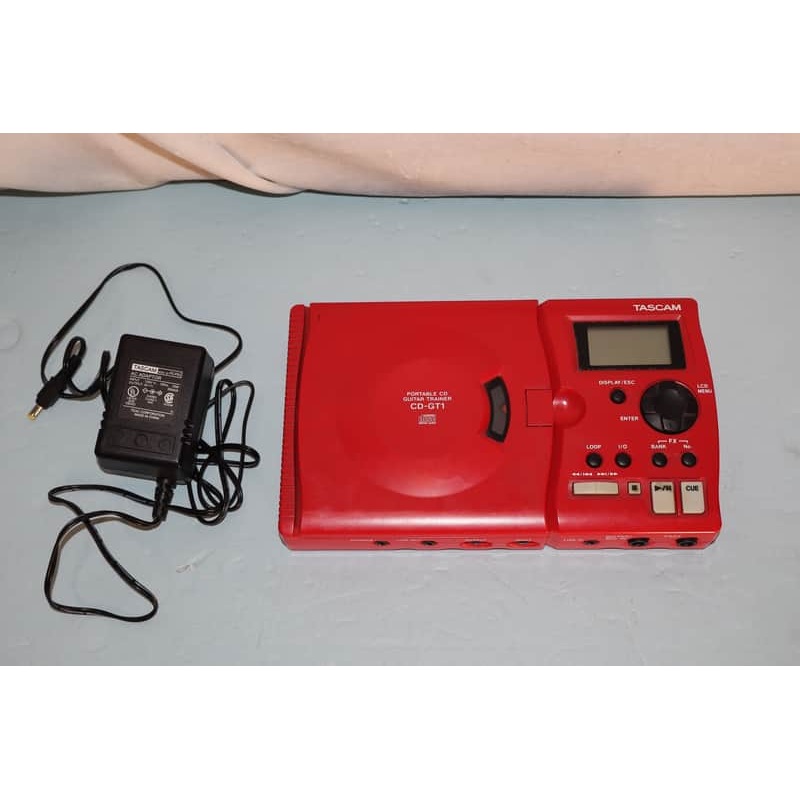 TASCAM CD-GT1 Portable CD Guitar Trainer with power supply used