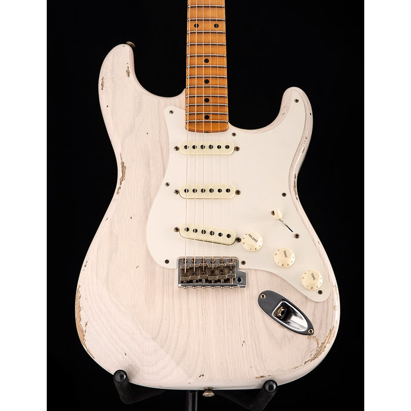 Used Fender Custom Shop 1957 Stratocaster Relic Aged White Blonde
