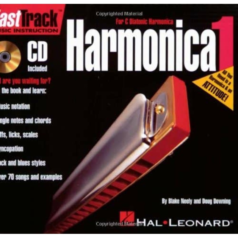 Fasttrack Harmonica Pack Bk/Cd/Harmonica