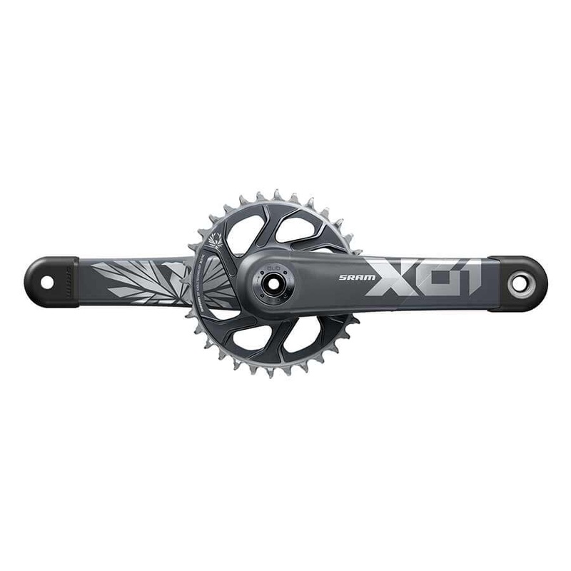 SRAM X01 Eagle DUB C3 Crankset, Drivetrain Spacing: -, Chainline: 55mm Black