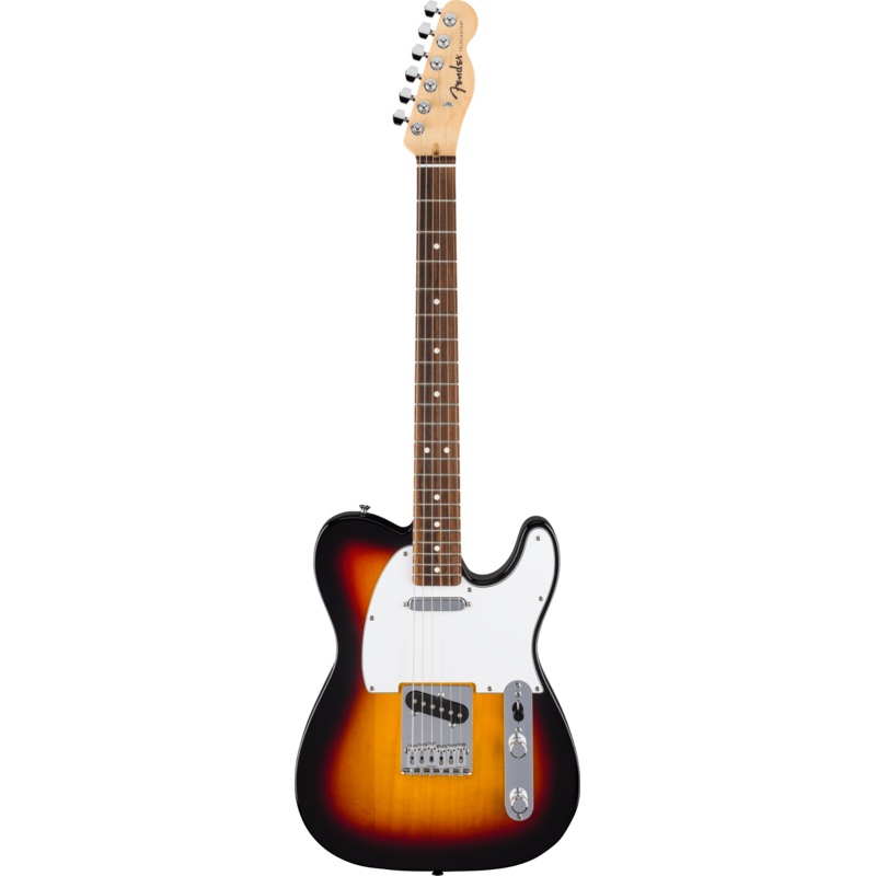 Fender Standard Telecaster - Laurel Fingerboard - White Pickguard - 3-Color Sunburst