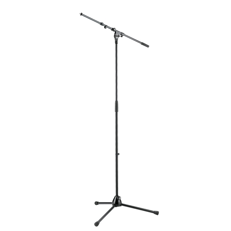 K&M 21090 Topline Compact Boom Microphone Stand Black (21090)