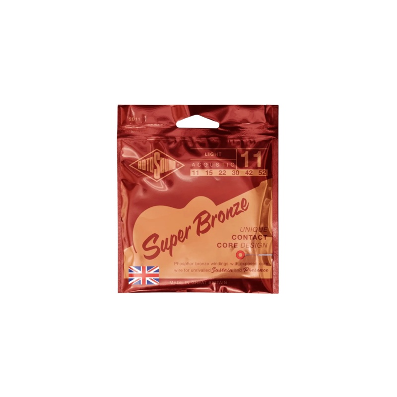 Rotosound SB11 Super Bronze Acoustic Guitar Strings (11-52)