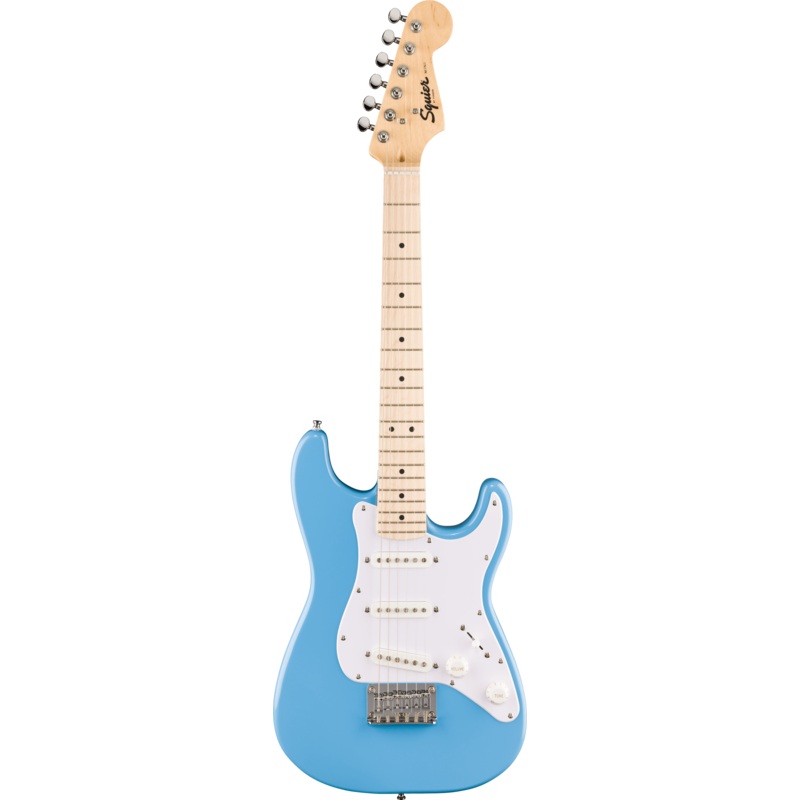 Squier Mini Stratocaster - Maple Fingerboard - White Pickguard - California Blue
