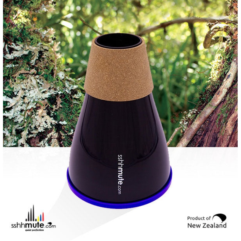 sshhmute Tenor Horn Practice Mute - Lightweight ABS Practice Mute (4505)