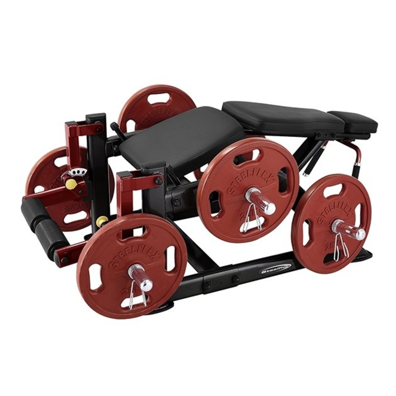 Steelflex Plateload PLLC Leg Curl Weight Machine