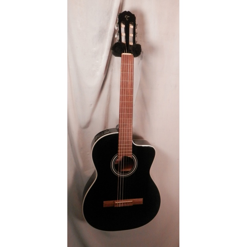 Takamine GC2 CE BLK Nylon Classical Cutaway Acoustic Electric Guitar Black NEW
