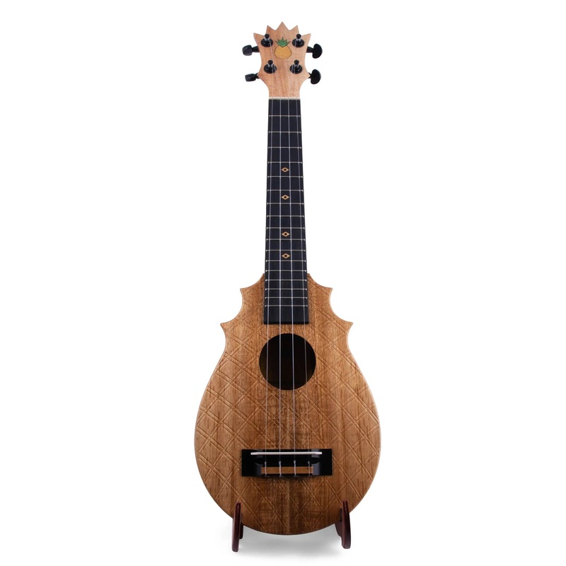 UkeSA Pineapple Sunday Opio Concert Ukulele Solid Acacia "Cyrus" by Pops KoAloha (DISCOUNTED $387)
