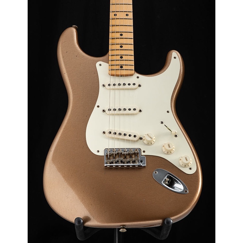 Used Fender Custom Shop '57 Reissue Stratocaster Firemist Gold Journeyman Relic