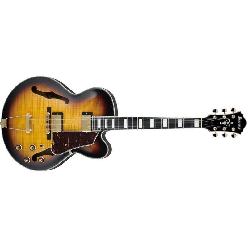 Ibanez AF95FMAYS Artcore Expressionist AF Hollow Body Guitar - Antique Yellow Sunburst