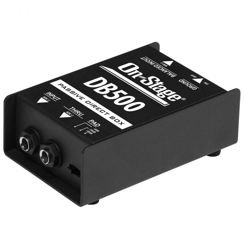 On-Stage Passive Direct Box - High-Quality Transformer for Clear Signal Conversion
