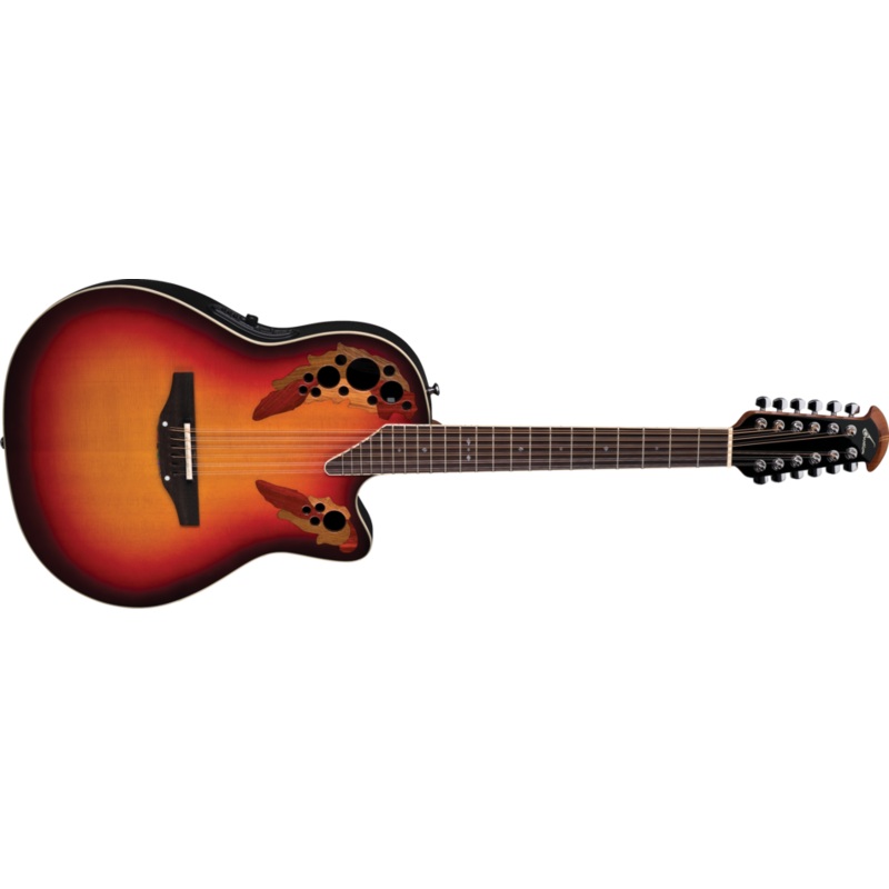 Ovation Standard Elite 12-String Acoustic - New England Burst 2758AX-NEB