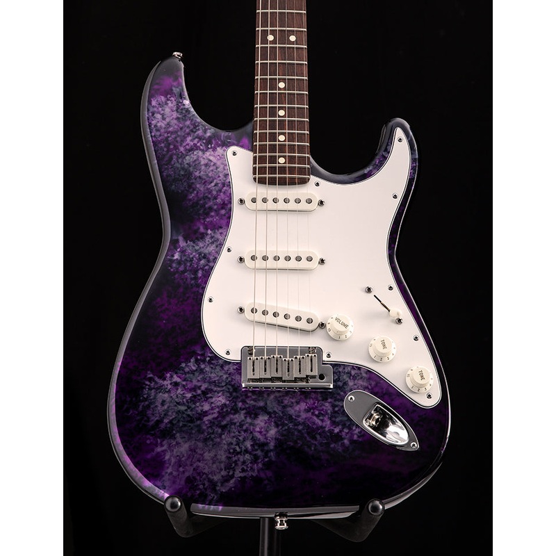 Used Fender 40th Anniversary Aluminum Stratocaster Purple Marble