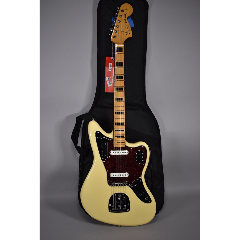 2024 Fender Vintera II 70s Jaguar Vintage White Finish Electric Guitar w/Bag