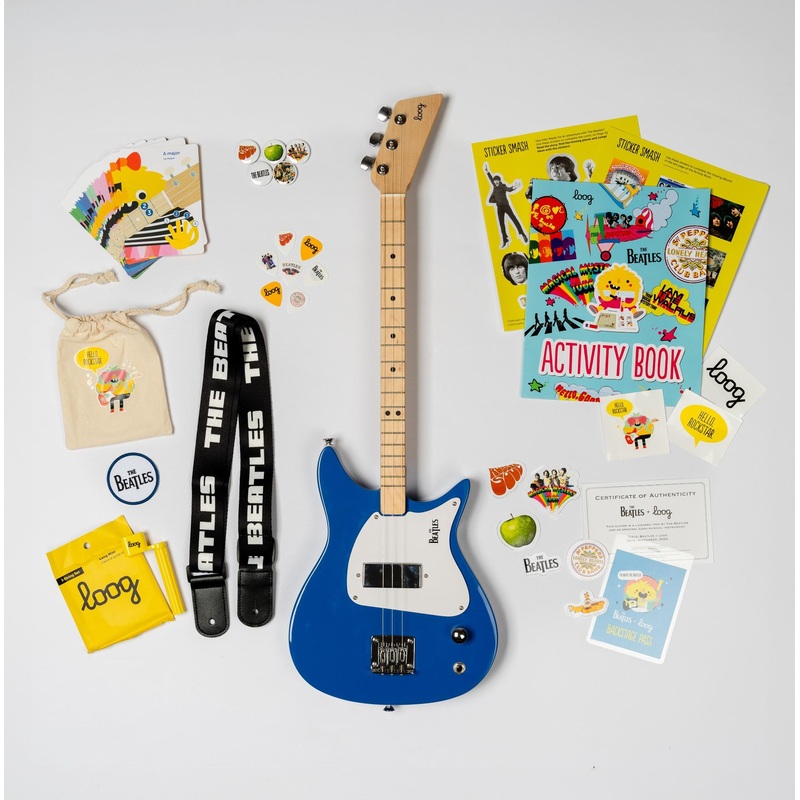 beatles + loog electric guitar Black