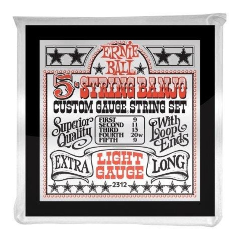 Ernie Ball 5-String Banjo String Set - Light (2312)