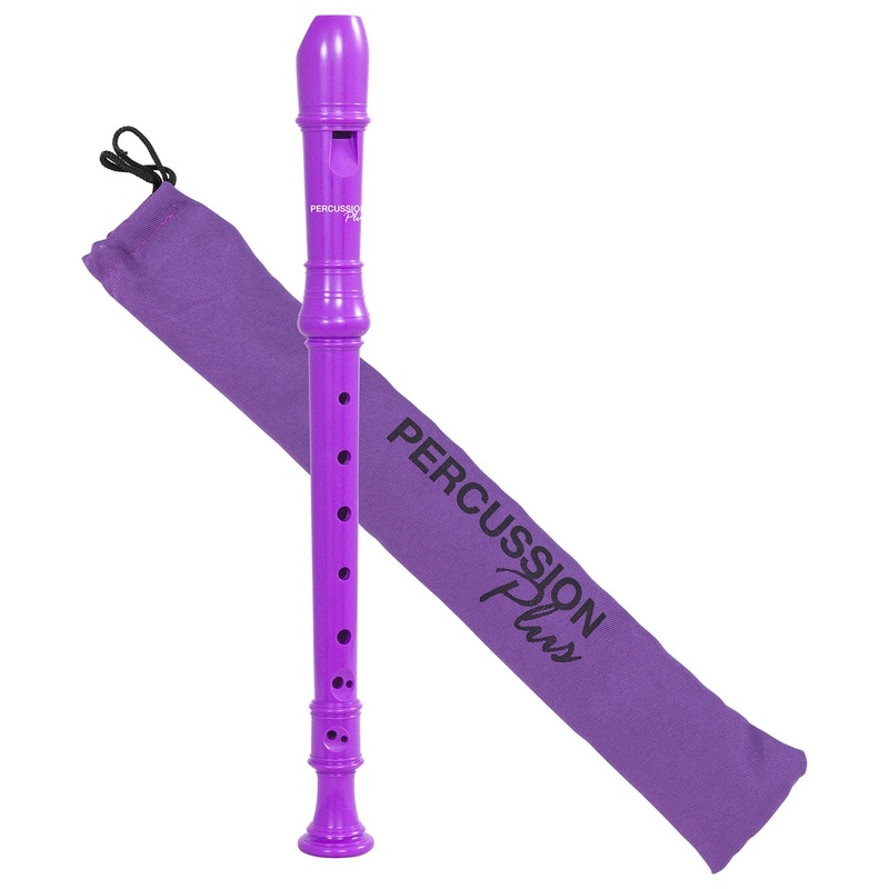 Percussion Plus PP1612 descant recorder - Solid purple (PP1613)