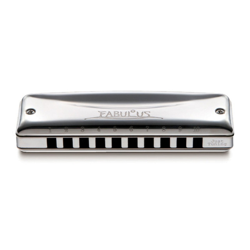 Suzuki Fabulous 10-hole diatonic harmonica in Just tuning - Bb (F-20JBB)