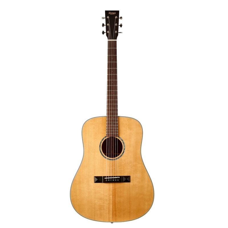Tasman Seeker TA100 Dreadnought Acoustic Guitar w/Case