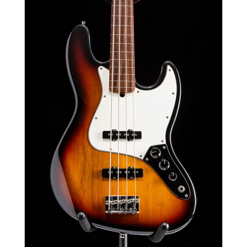 Used Fender American Standard Fretless Jazz Bass 3-Tone Sunburst