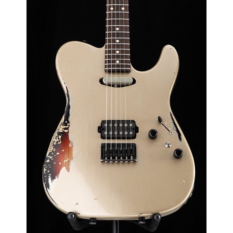 Used Tom Anderson Pro Am T Hollow Contoured Shoreline Gold Over 3 Color Sunburst