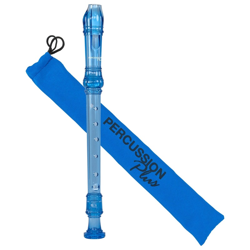 Percussion Plus descant recorder - Transparent blue (PP911)