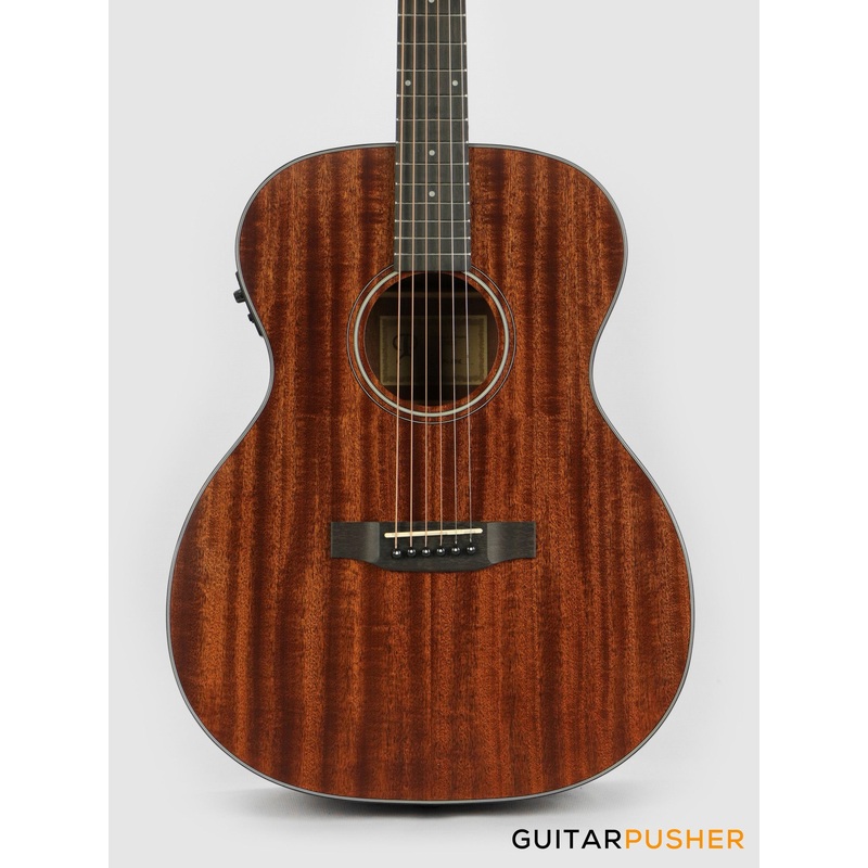 Phoebus PG-20NE V3 OM All-Mahogany Acoustic-Electric Guitar (Non-Cutaway) w/ Gig Bag