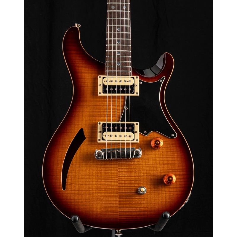Used Paul Reed Smith SE Custom Semi-Hollow Tobacco Sunburst