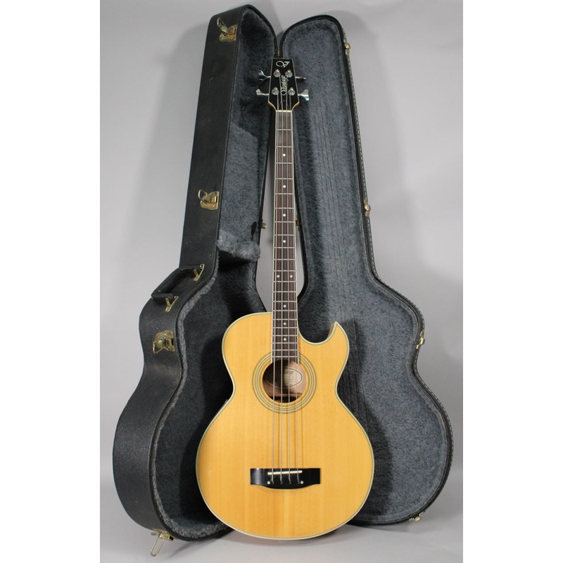 Washburn Vantage VB30CE Acoustic-Electric Cutaway Bass Natural w/OHSC