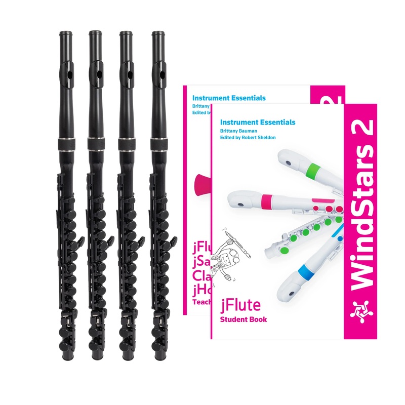Nuvo WindStars Student flute class set of 4 (NWS2-SFLU)