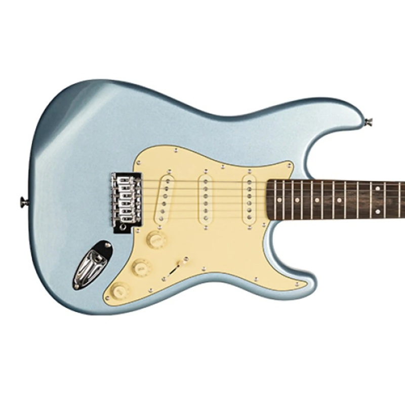 Stagg SES-30 Standard "S" Electric Guitar - Ice Blue Metallic