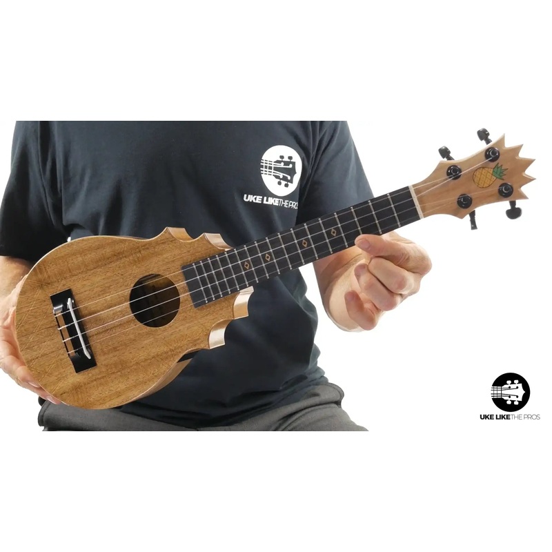 UkeSA Pineapple Sunday Opio Concert Ukulele Acacia "Freckle" Factory Special