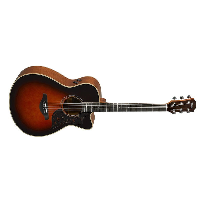 Yamaha AC3M TBS A-Series Concert Cutaway 6 String RH Acoustic Electric Guitar-Tobacco Sunburst