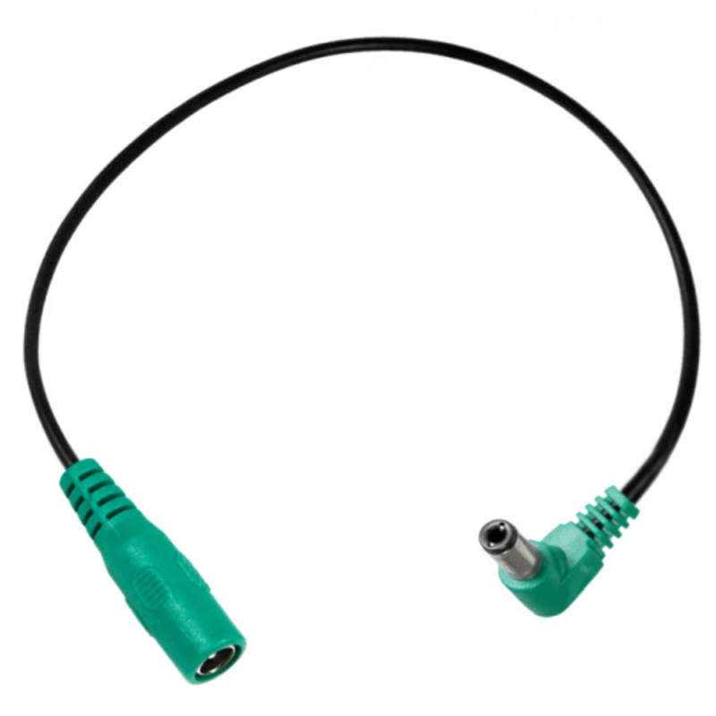 Power All Barrel Converter to 2.5mm Angled 10 inches Green