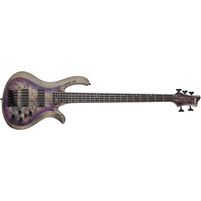 Schecter Riot-5 Electric Bass in Aurora Burst 1452-SHC