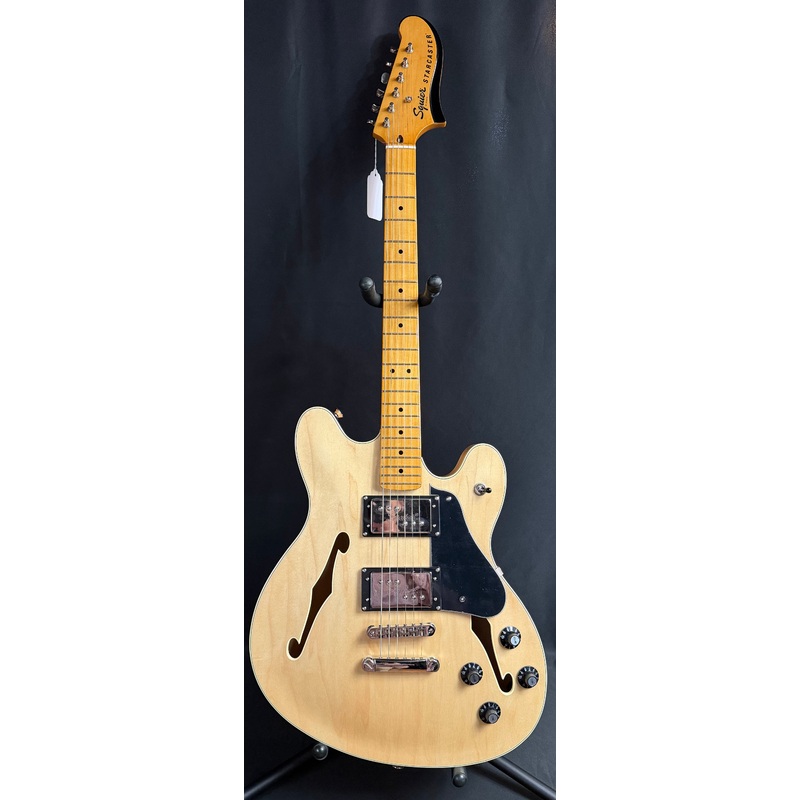 Squier Classic Vibe Starcaster Semi-Hollow Body Electric Guitar Gloss Natural