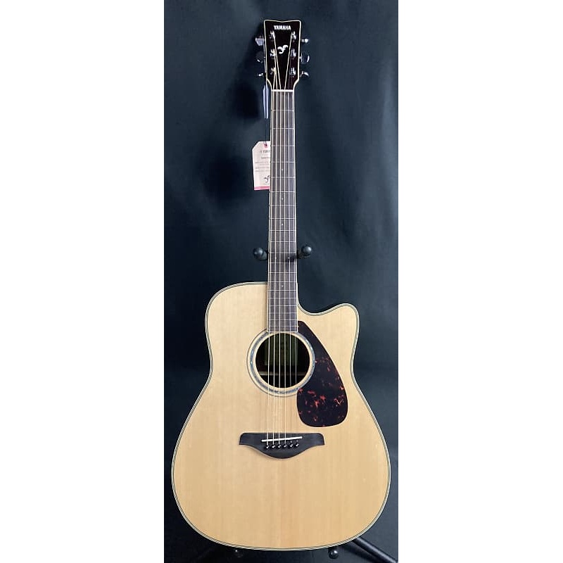 Yamaha FGX830C Dreadnought Cutaway Acoustic-Electric Guitar Natural Finish