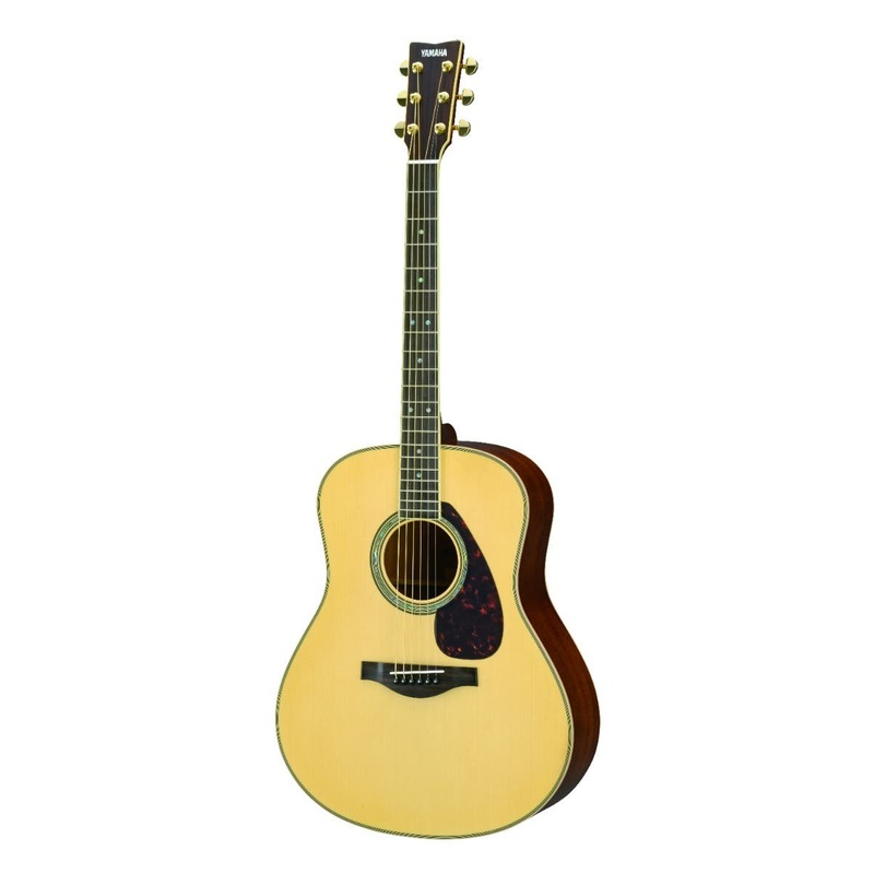Yamaha LL16MARE Jumbo Acoustic Electric Guitar w/Hard Bag - Natural