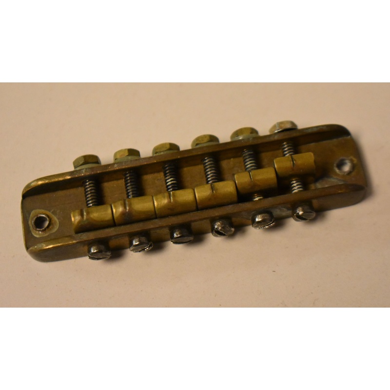 1970s-80s Alembic Stars Guitars Electric Guitar Bridge Gold Brass