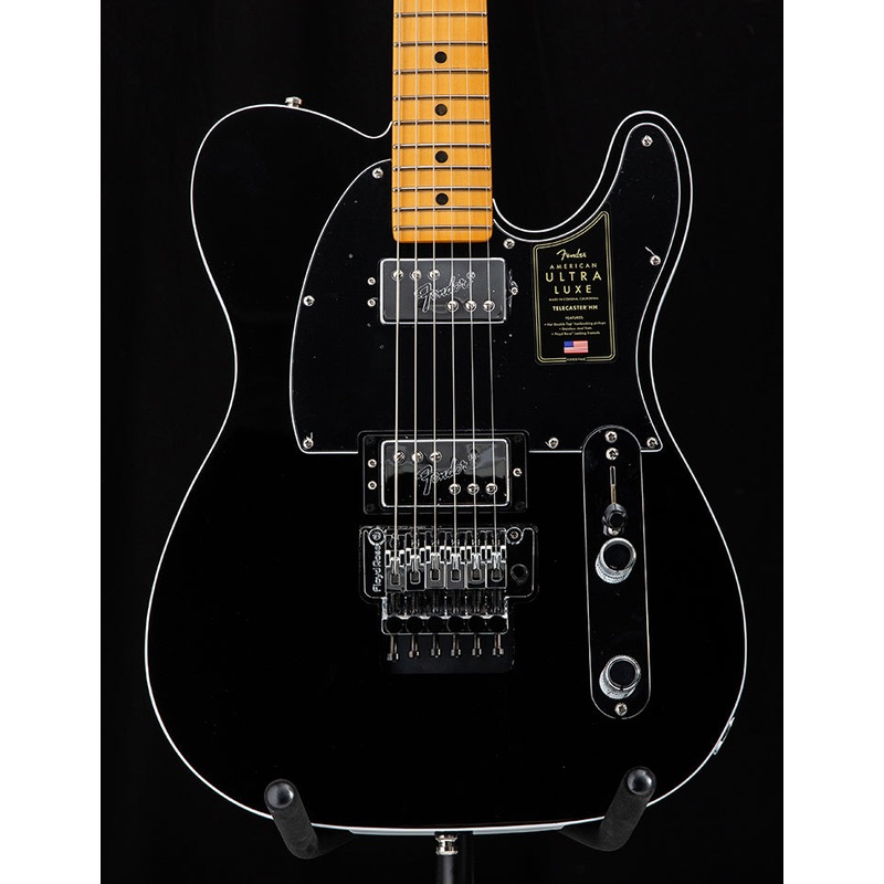 Fender American Ultra Luxe Telecaster Floyd Rose HH Mystic Black
