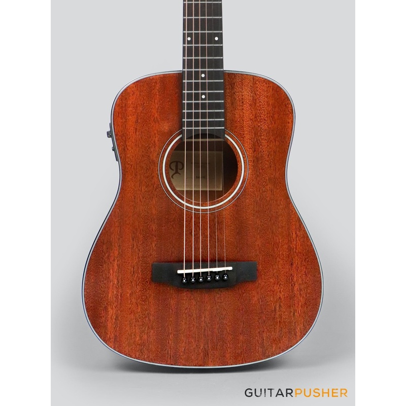 Phoebus Baby-Ne v3 3/4 Dreadnought (3rd Gen.) All Mahogany Travel Acoustic-Electric Guitar w/ Gig Bag