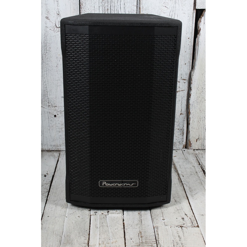 Powerwerks PWR10 Powered Speaker 10 Inch 600 Watt Speaker Cabinet Black