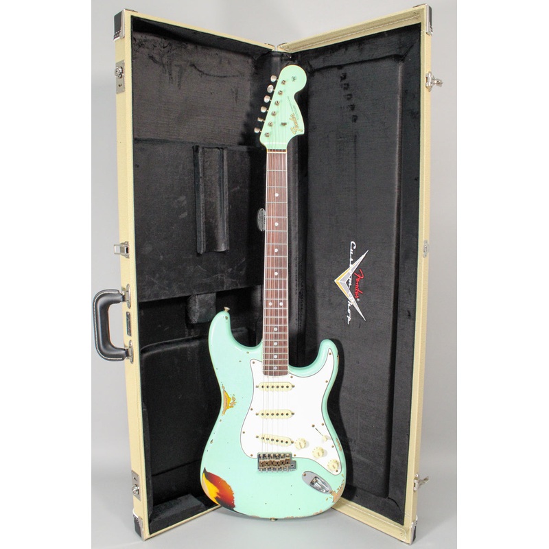 2023 Fender CS '67 Stratocaster Heavy Relic Surf Green / SB w/OHSC