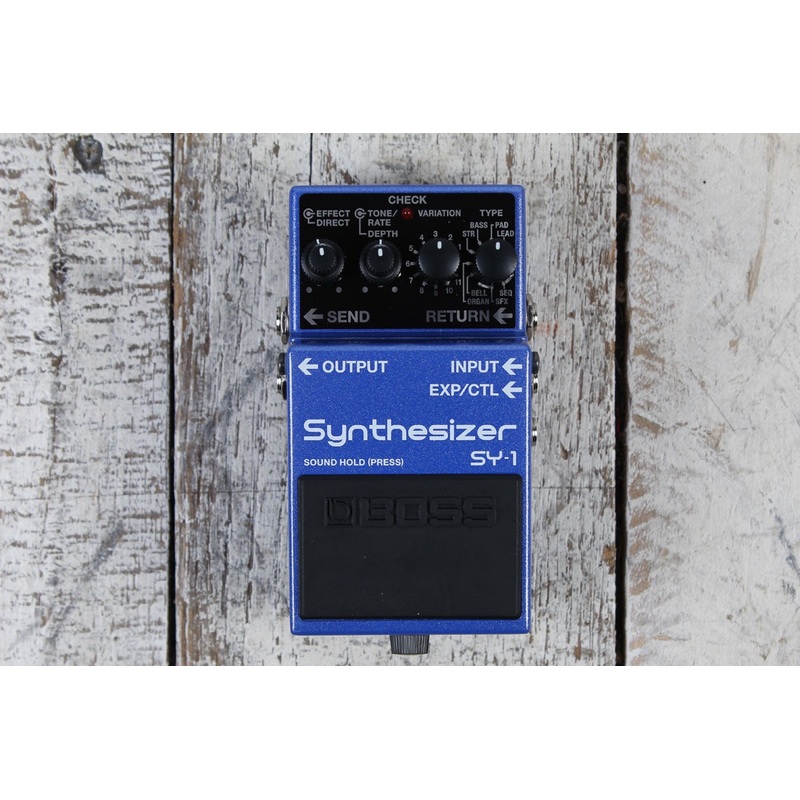 Boss SY-1 Guitar Synthesizer Pedal Electric Guitar or Bass Synth Effects Pedal